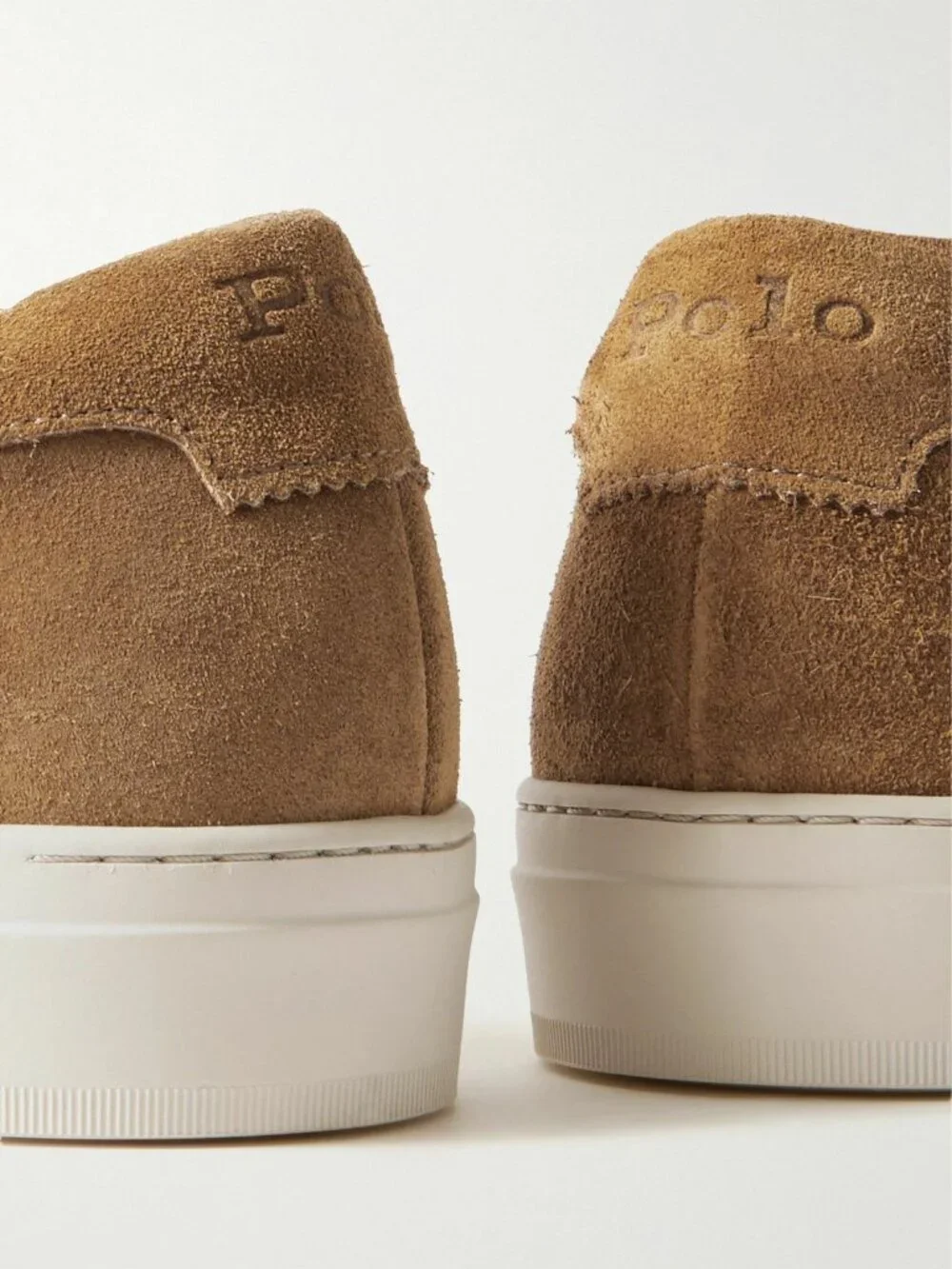 Polo Ralph Lauren Men’s Jermain Lux Suede Leather Sneakers Shoes, Size 7.5 (New) - Picture 4 of 16